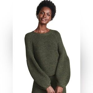 Mara Hoffman Green Knit Sweater